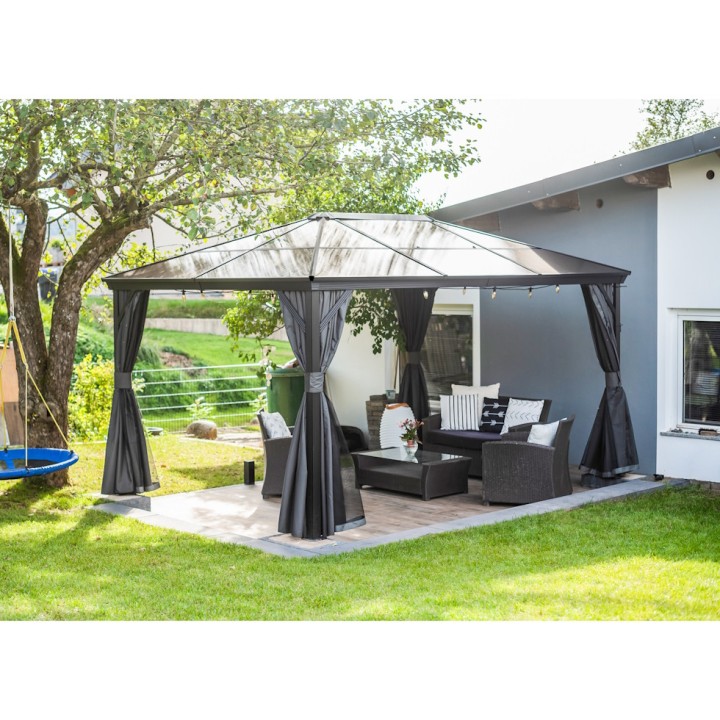 Tonnelle Verona 10x14 Sojag, aluminium - Anthracite -298 x 423 x 261 cm