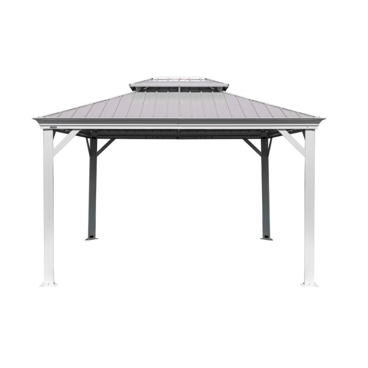 Tonnelle Messina Sojag, moustiquaires - Champagne - 298 x 363 x 291 cm