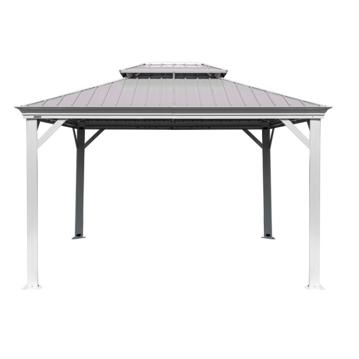 Tonnelle Messina Sojag, moustiquaires - Champagne - 485 x 365 x 291 cm