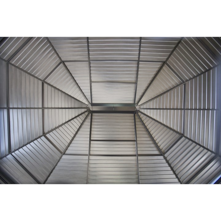 Tonnelle jardin d'hiver Charleston Sojag, Anthracite - 384 x 489 x 281 cm