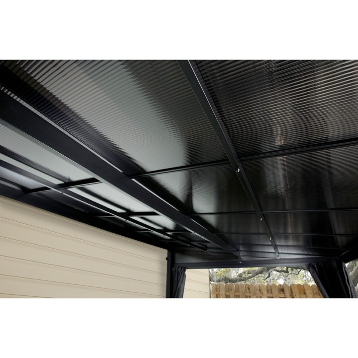 Pergola St. Barth 12 x 16 Sojag, Aluminium, Anthracite - 363 x 483 x 240 cm