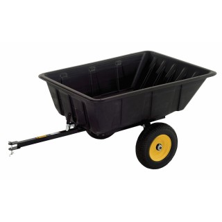 Brouette remorque LG900 Polar en plastique - 283 litres, noir, 175 x 94 x 71 cm