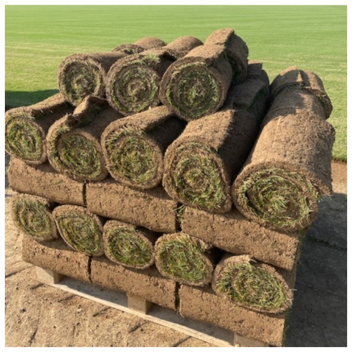 Rouleau de Gazon de Placage Naturel RollGazon origine France Type Agrément & Espaces-Verts au m2