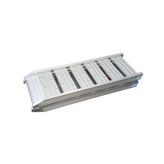 Rampe alu pliante Viso, charge max 250 Kg/rampe - Jeu 2 rampes 180 x 29.5 cm