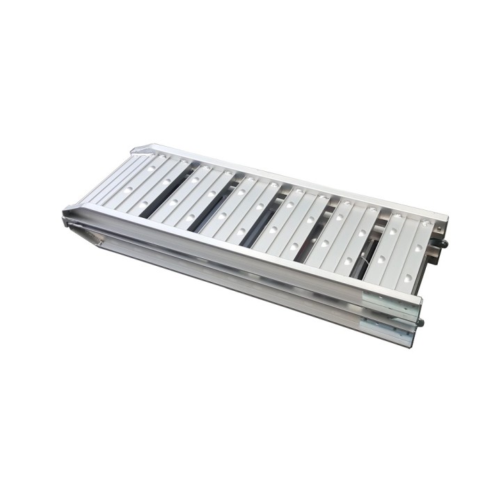 Rampe alu pliante Viso, charge max 250 Kg/rampe - Jeu 2 rampes 180 x 29.5 cm