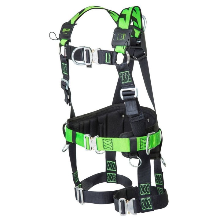 Harnais H-Design BodyFit 2 points avec 2 D métallique et boucles auto Honeywell Miller