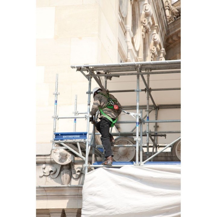 Turbolite avec 1 mousqueton acier ¼ tour + 1 grande ouverture Honeywell Miller