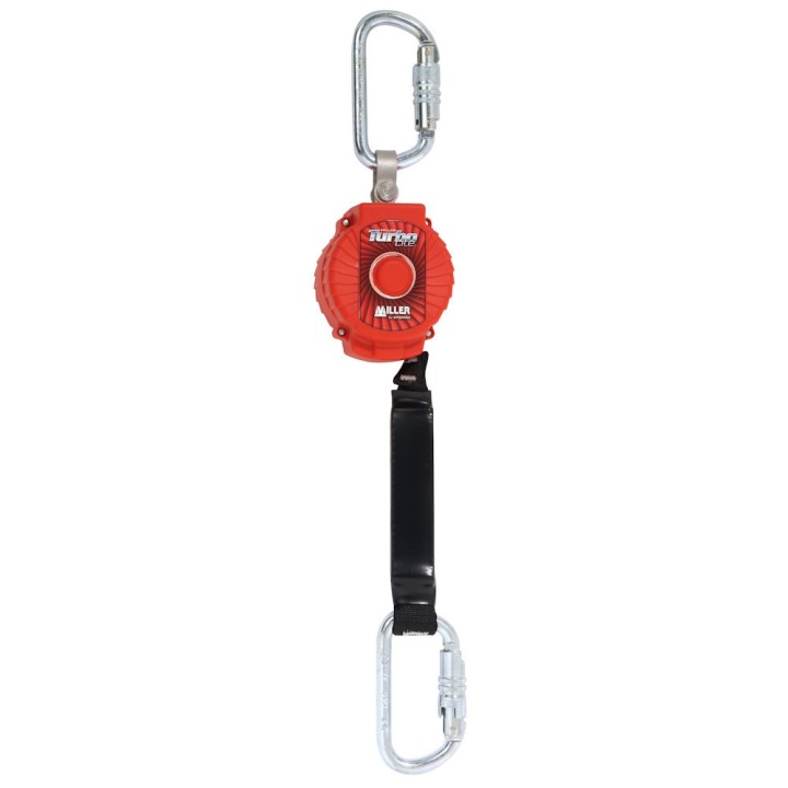 Turbolite avec 2 mousquetons acier ¼ tour Honeywell Miller
