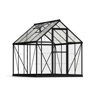 Serre de jardin Hybrid noire Canopia - 185 x 247 cm