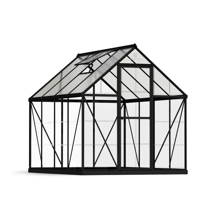 Serre de jardin Hybrid noire Canopia - 185 x 247 cm