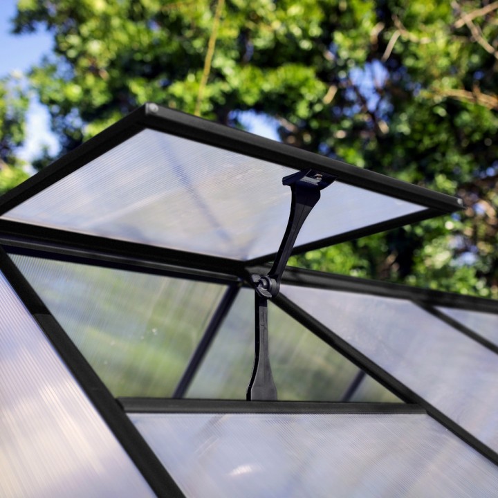 Serre de jardin Hybrid noire Canopia - 185 x 247 cm
