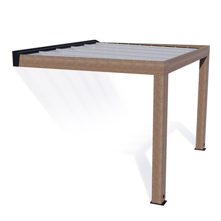 Pergola Helsinki Canopia - Structure taupe