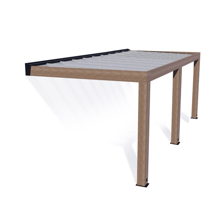 Pergola Helsinki Canopia - Structure taupe