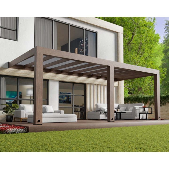Pergola Helsinki Canopia - Structure taupe