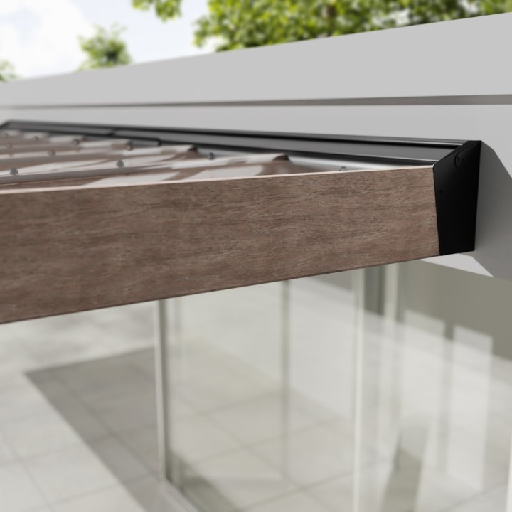 Pergola Helsinki Canopia - Structure taupe