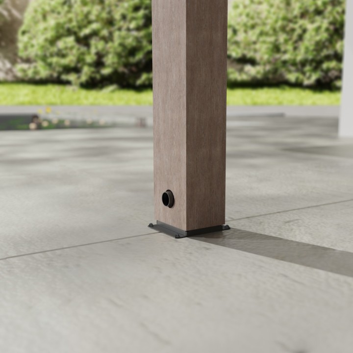 Pergola Helsinki Canopia - Structure taupe