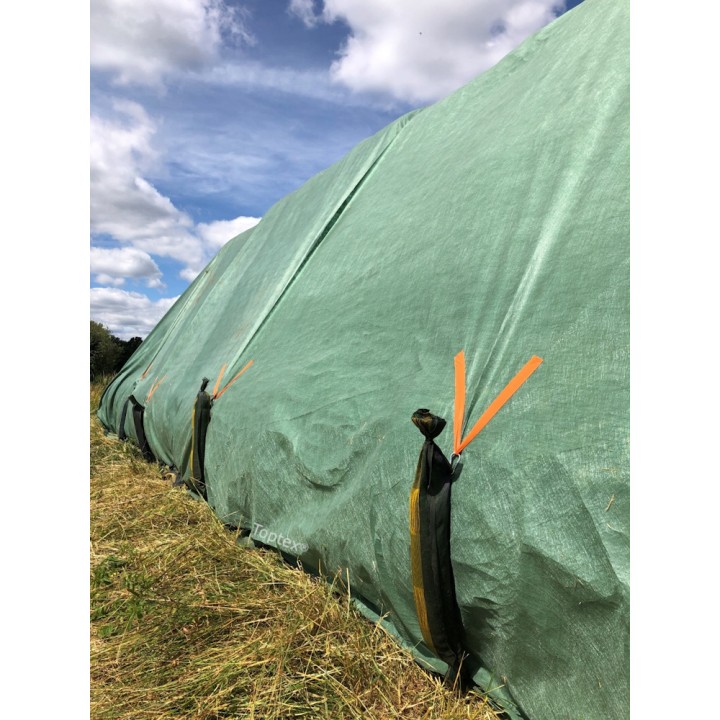 Couverture de protection TOPTEX intérieur/extérieur pour paille, foin et céréales