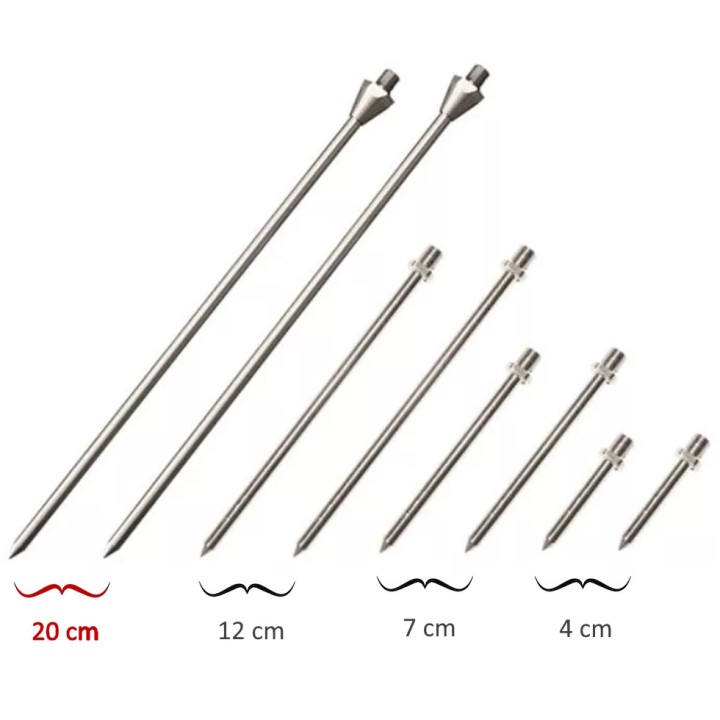 Jeu de 2 pointes 20cm, pour station météo Spectrum Watchdog, à l'unité