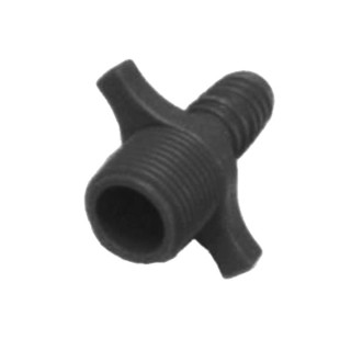 Embout fileté 3/4" Noir Diamètre 16mm Toro, à l'unité