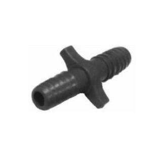 Jonction cannelée Noir Diamètre 16mm Toro, à l'unité