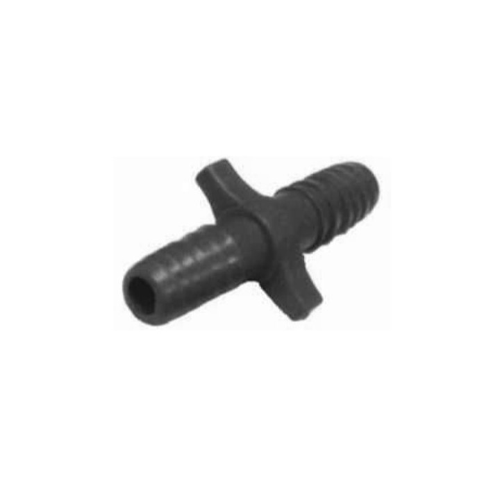 Jonction cannelée Noir Diamètre 16mm Toro, à l'unité