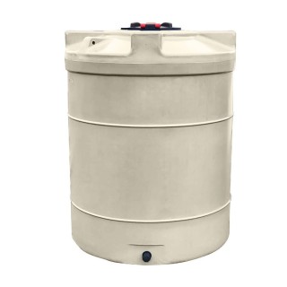 Cuve de stockage d’eau aérienne 3000 L, en PEHD beige