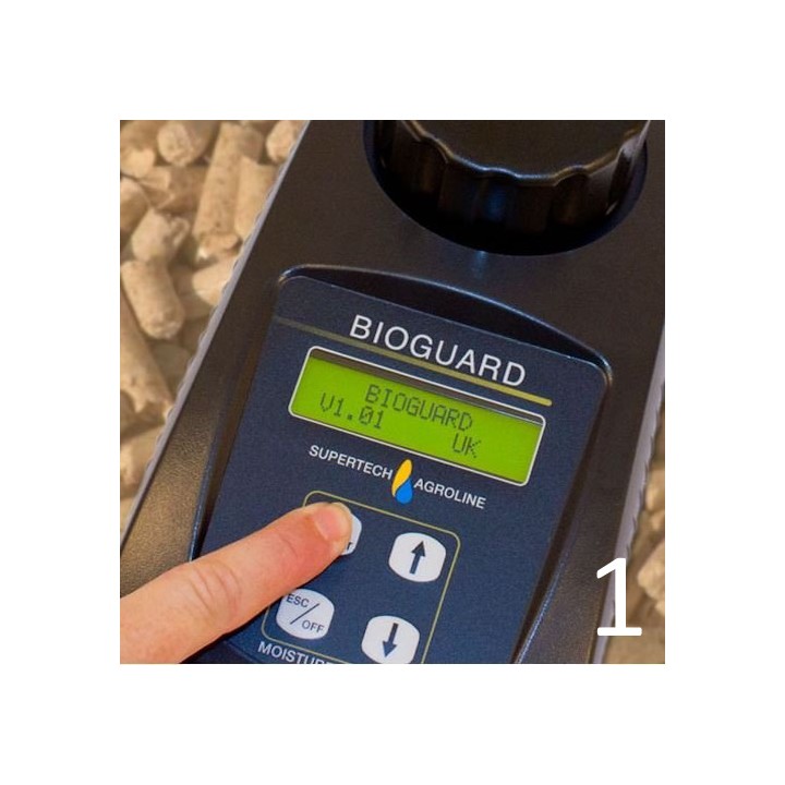 Humidimètre Bioguard pour biocarburants, granulés de bois et sciure de bois AgroLog