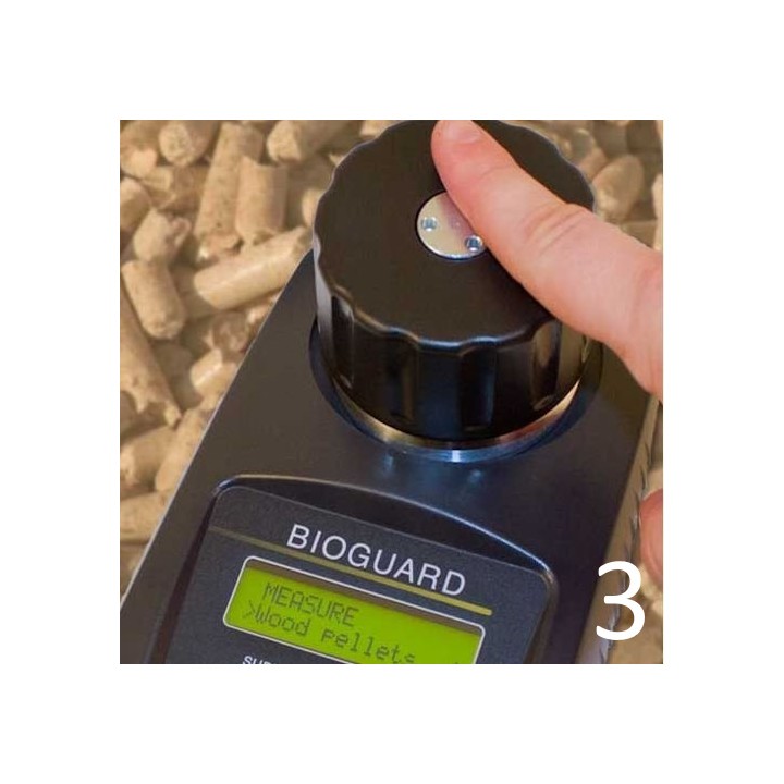 Humidimètre Bioguard pour biocarburants, granulés de bois et sciure de bois AgroLog