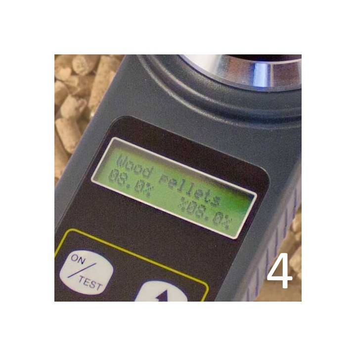 Humidimètre Biopoint pour biocarburants, granulés de bois et sciure de bois AgroLog