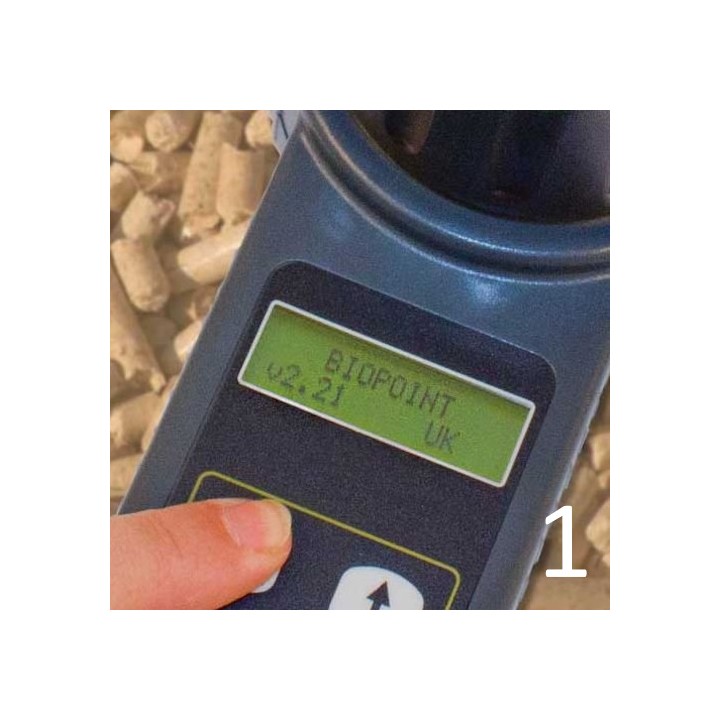Humidimètre Biopoint pour biocarburants, granulés de bois et sciure de bois AgroLog