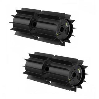 Set de 2 rouleaux racleur ARB2100 EGO pour balayeuse BBA2100