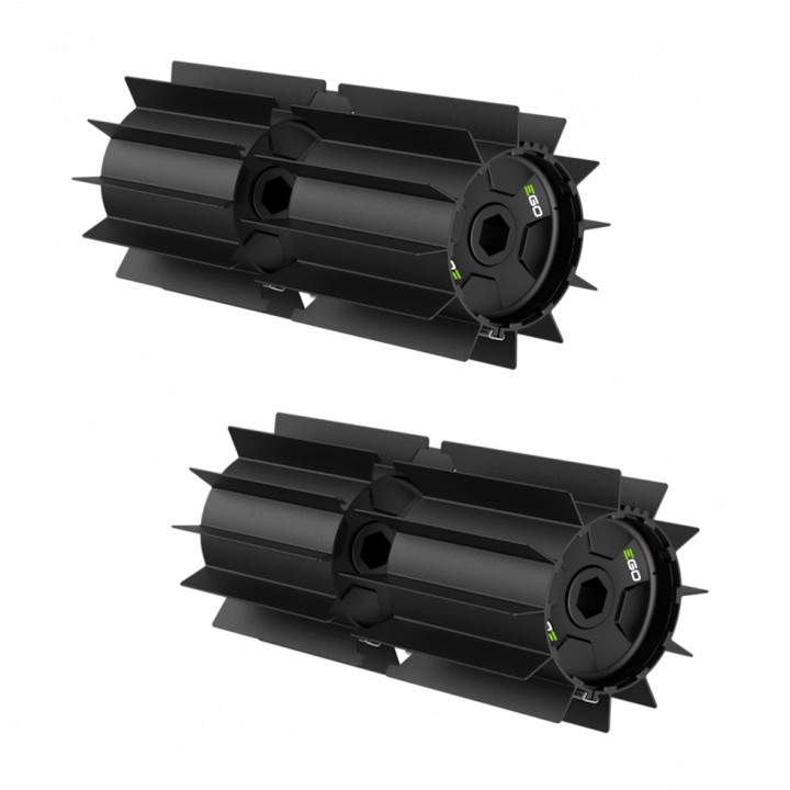 Set de 2 rouleaux racleur ARB2100 EGO pour balayeuse BBA2100