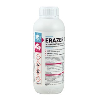 Désinfectant insecticide 2 en 1 ERAZER DES + Agrivet - 1 L