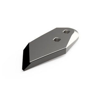Pointe de soc de charrue droite Kuhn (622164 622128 - 622174) - avec plaquettes carbures - adaptable