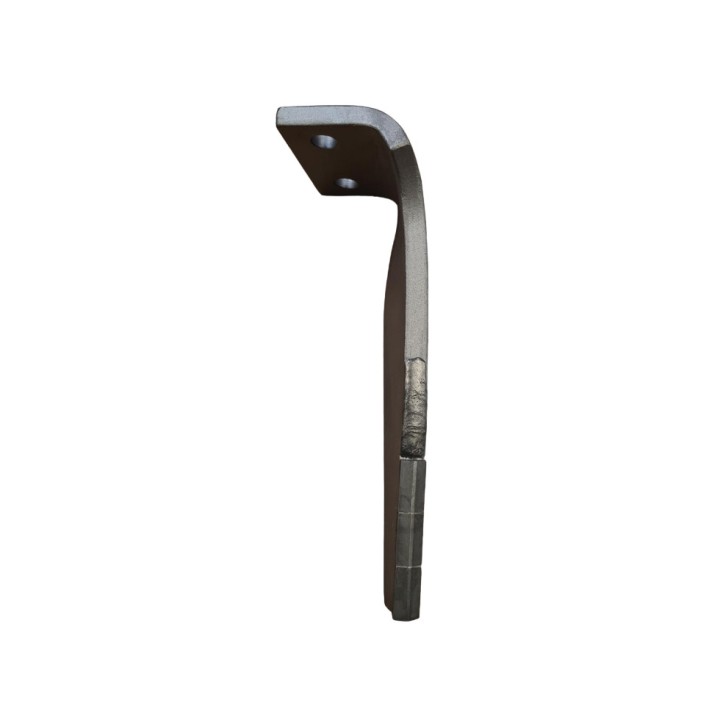 Dent de herse rotative droite Maschio Gaspardo (M36100215 - M36100210R - M36100223R) - avec plaquettes carbure avec rechargement
