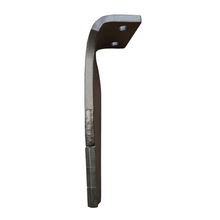 Dent de herse rotative gauche Maschio Gaspardo (M36100216 - M36100211R - M36100224R) - avec plaquettes carbure avec rechargement