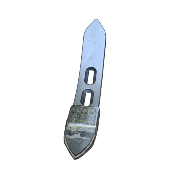 Soc cultivateurs / vibroculteurs universel - plaquettes carbures et rechargement - 360 x 60 x 20 mm - entraxe 45/75 mm - adaptab