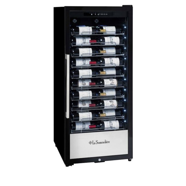 Cave à vin de vieillissement PRO110N La Sommelière, 107 bouteilles
