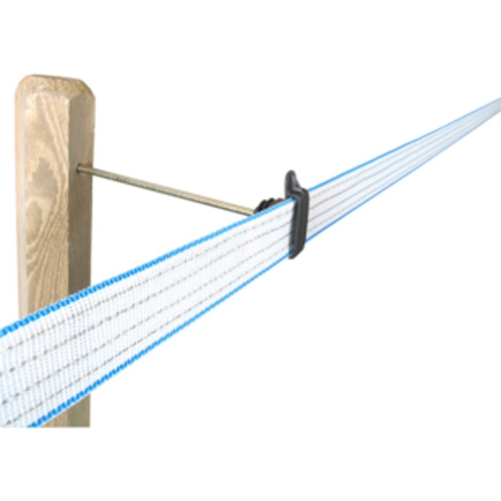 Isolateurs écarteurs à clip rubans clôture électrique Iruvis-Lon Lacmé, 21 cm, Sachet de 10