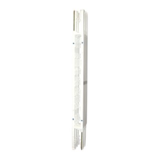 Piquet plastique blanc clôture électrique Kipost Lacmé, 110 cm, Lot de 10