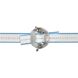 Attaches ruban Lacmé, Ø 20 mm clôture électrique, Blister de 2