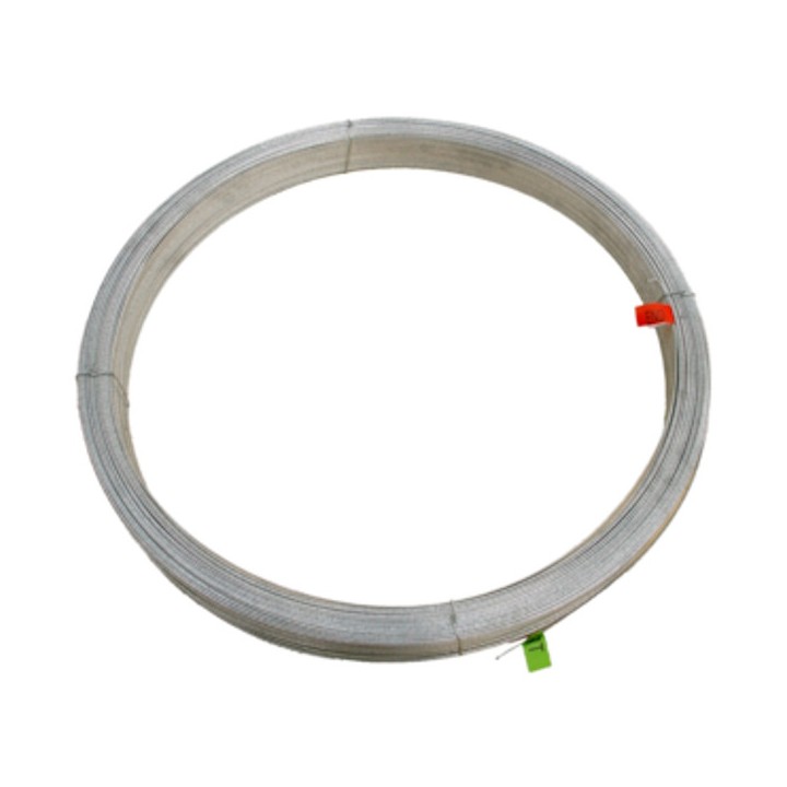 Fil acier galfan High-Tensile lisse Lacmé, clôture électrique Sécurgal 25 pro, Ø2,5 mm, Couronne 25 Kg, 625 m