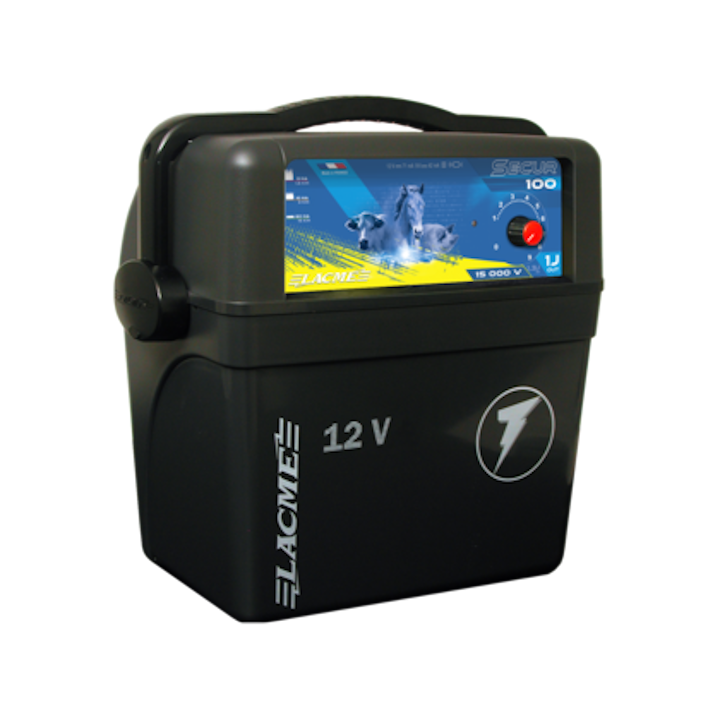 Électrificateur autonome Secur 100 Lacmé, 15000 V, 1 J