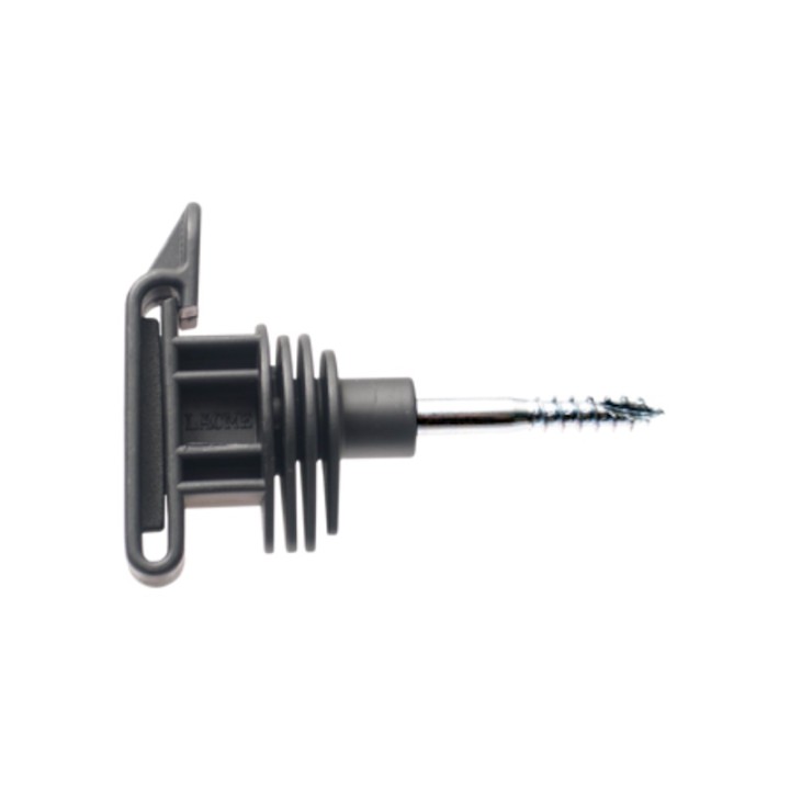 Isolateurs à clip ruban clôture électrique IRUVIS-HPX + 1 SPEEDISO offert Lacmé, seau de 100 pcs