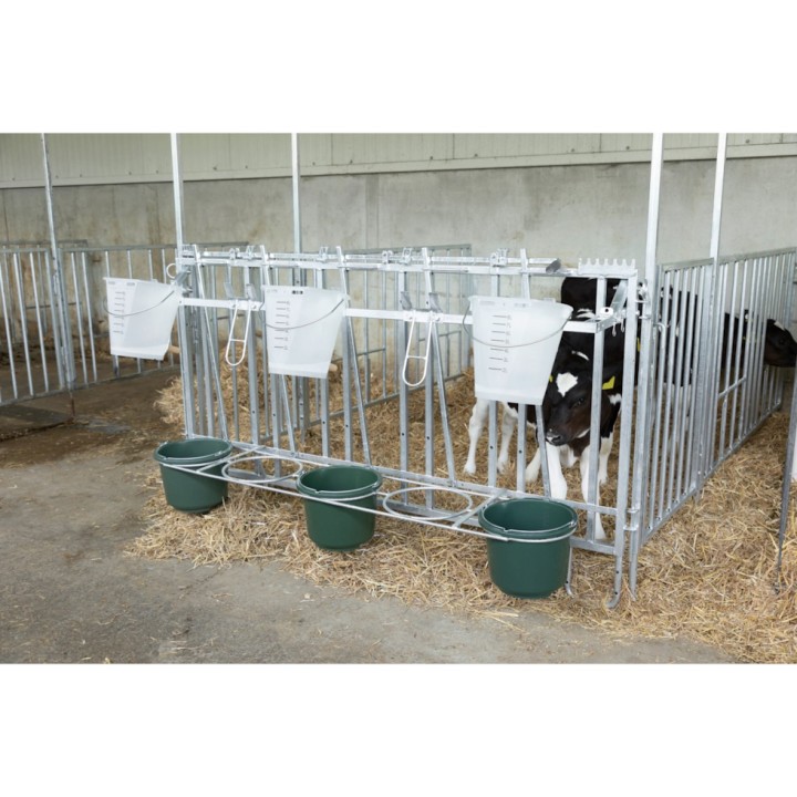 Support Kerbl, pour seau d’aliments concentrés 5 places d’alimentation pour CalfHouse Premium X