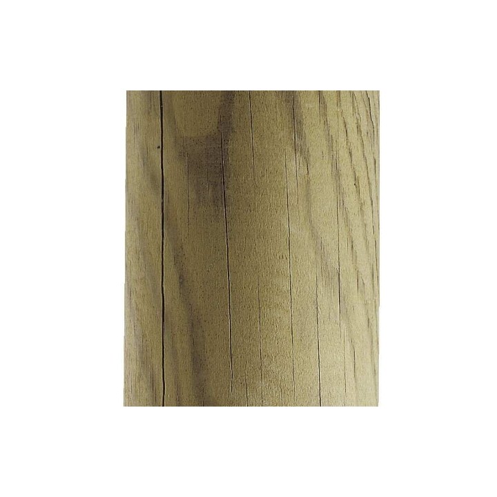 Poteau perçé pin traité classe 4 vert, 2 trous, Ø 14 cm, longueur 1,5 m