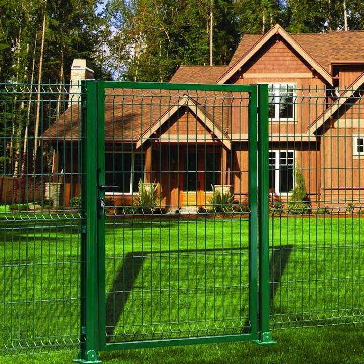 Portillon Vert Hercule Plus Grillagé maille 200x55cm Largeur 1m