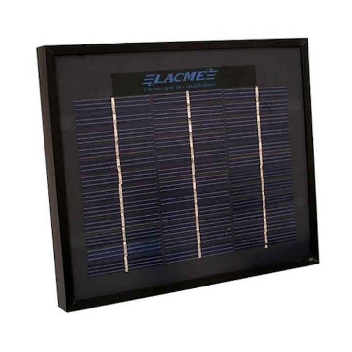 Panneau solaire 3 W, pour électrificateurs Secur 15, 25, 35, 60 Lacmé