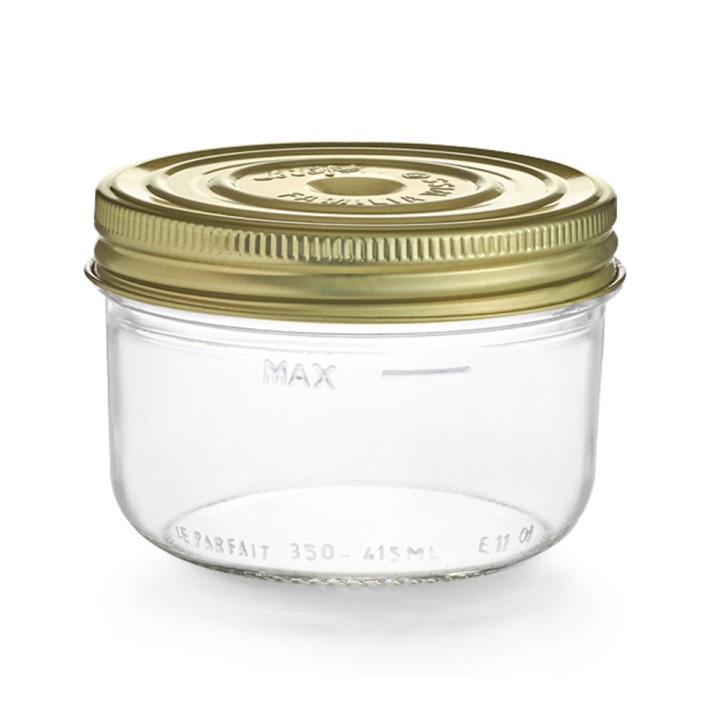 Terrines Familia Wiss 350 gr. - Ø 100 mm Le Parfait, lot de 6 ou palette complète