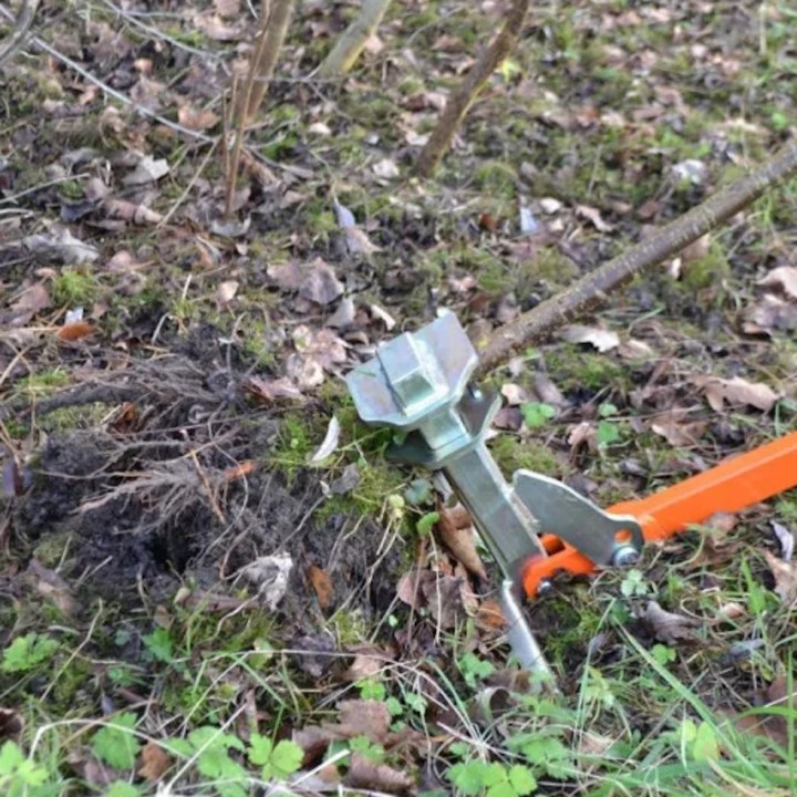 Arrache arbuste, arbre et piquet manuel à levier Terrateck